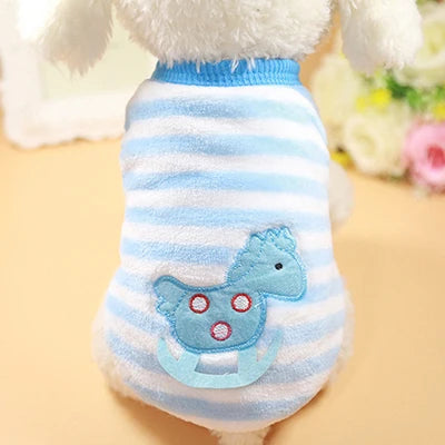 Winter Fleece Pet Vest for Small Dogs & Cats (XXS–XL)