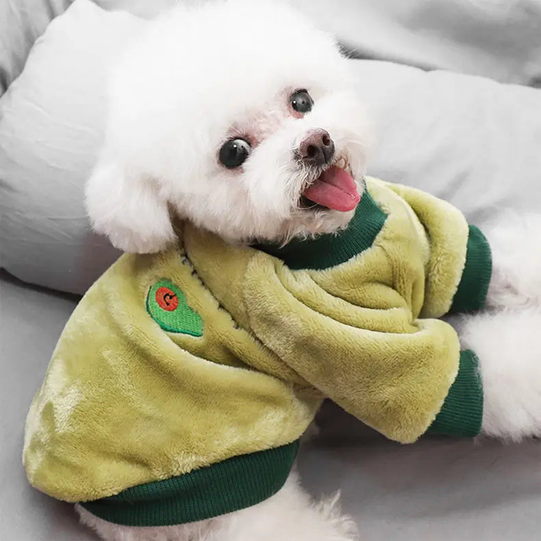 Cute Fruit Print Fleece Pet Jacket (Dog & Cat)