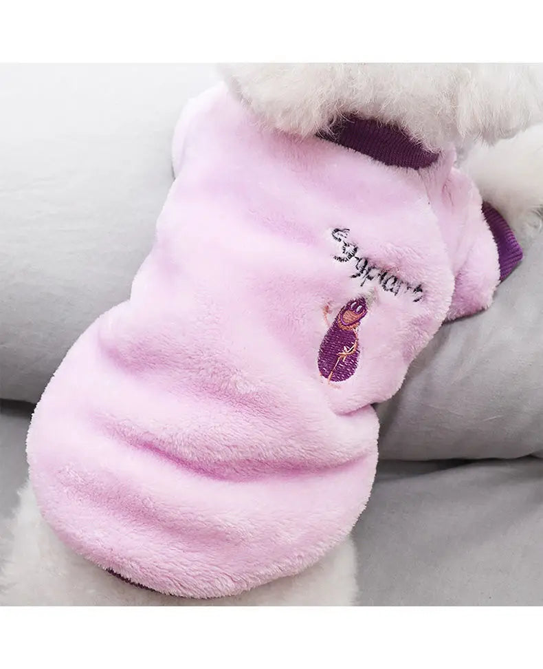 Cute Fruit Print Fleece Pet Jacket (Dog & Cat)