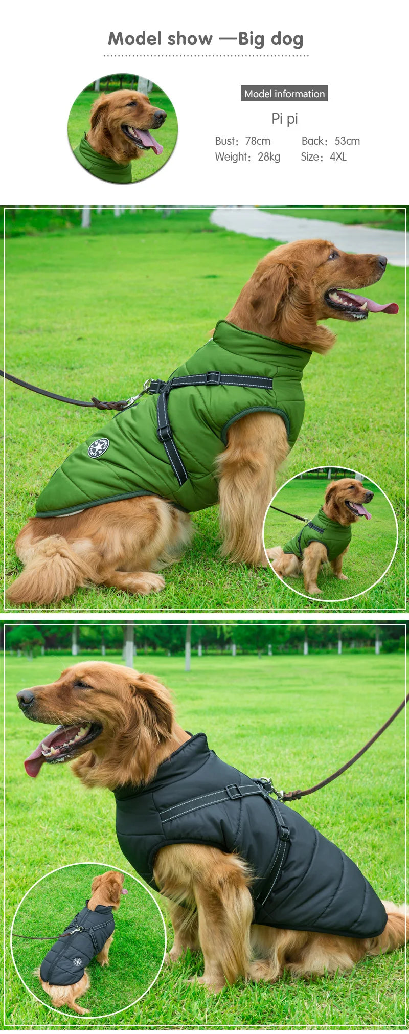 🐕‍🦺WinterWarm Elite Harness Jacket