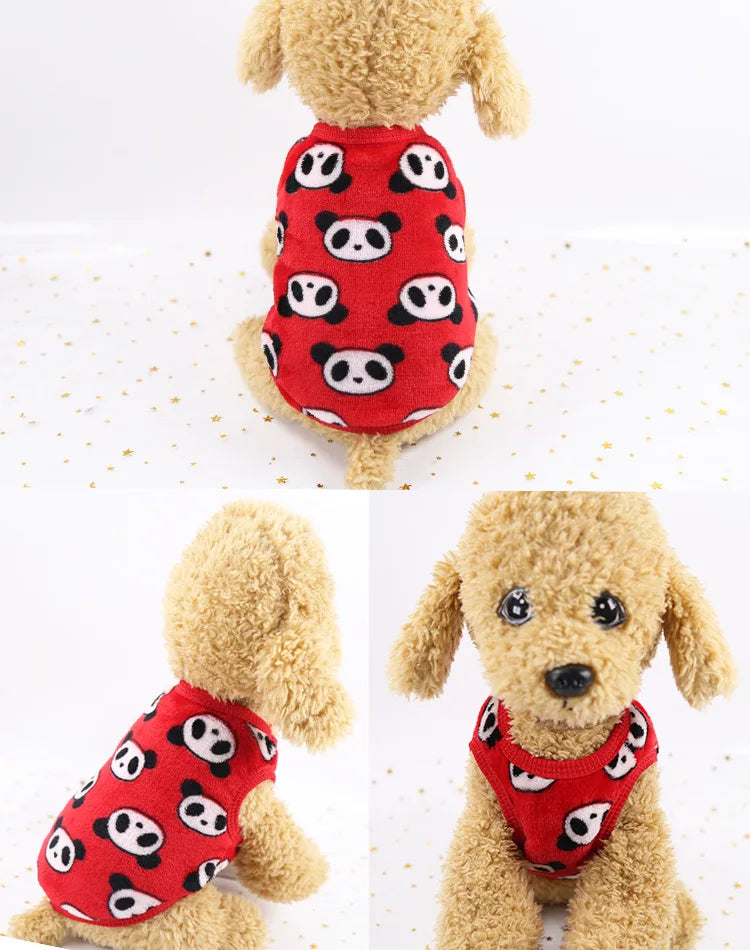 Winter Fleece Pet Vest for Small Dogs & Cats (XXS–XL)