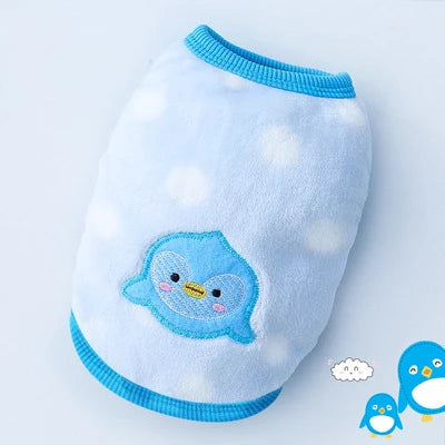 Winter Fleece Pet Vest for Small Dogs & Cats (XXS–XL)