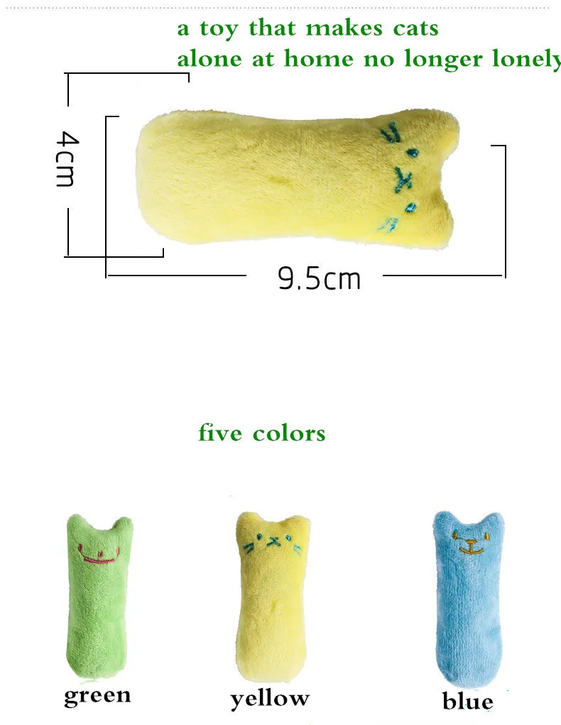 Catnip Chew Plush Toy (Teeth & Playtime Buddy)