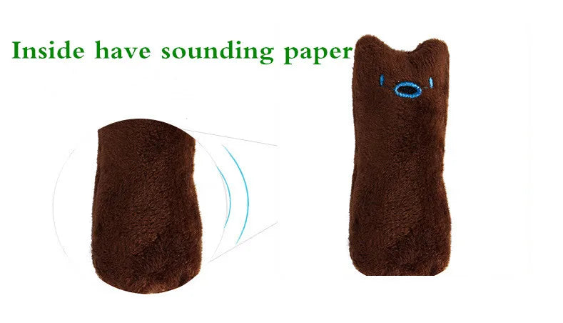 Catnip Chew Plush Toy (Teeth & Playtime Buddy)