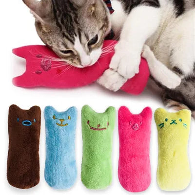 Catnip Chew Plush Toy (Teeth & Playtime Buddy)