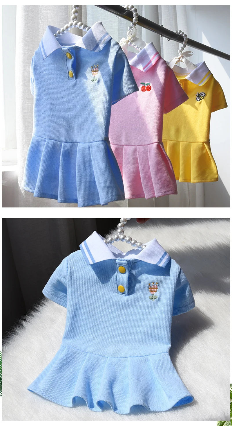 Cute Polo Pet Dress (Spring/Summer) 👗🐶