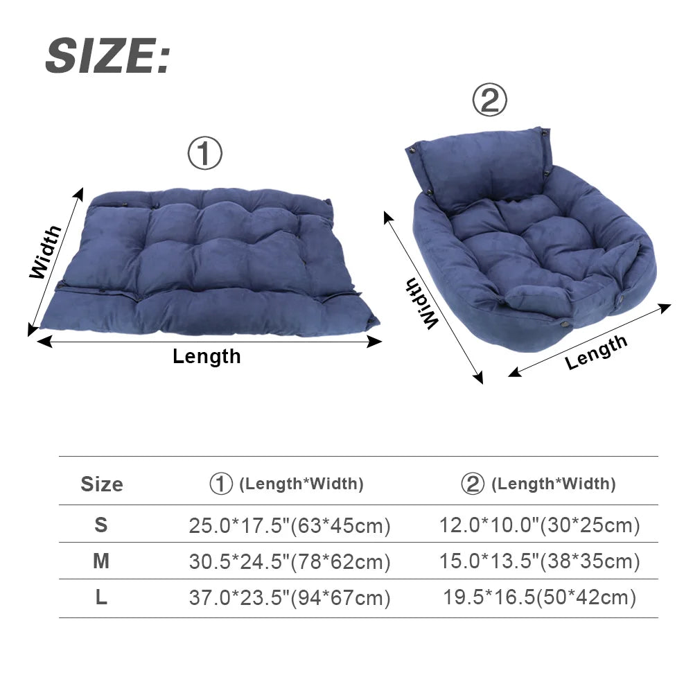 3-in-1 Cozy Cloud Pet Bed