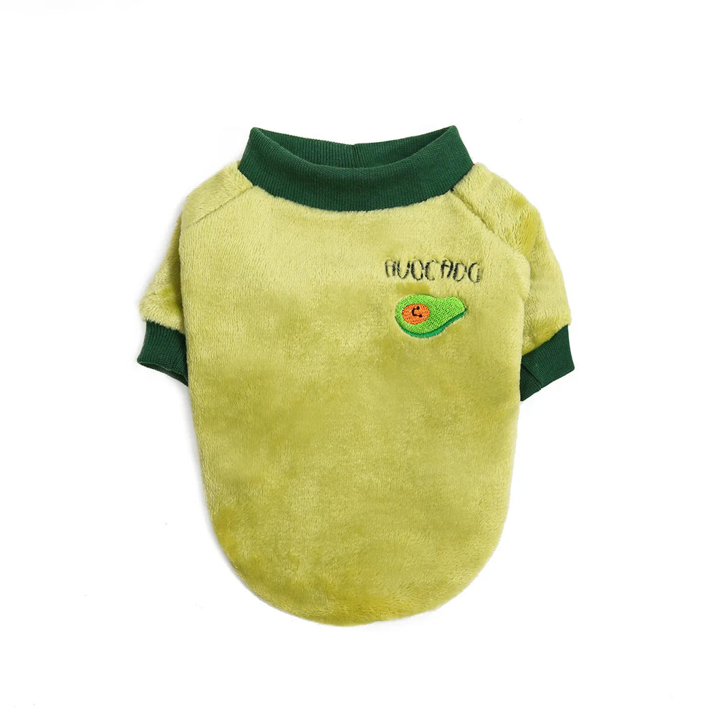 Cute Fruit Print Fleece Pet Jacket (Dog & Cat)