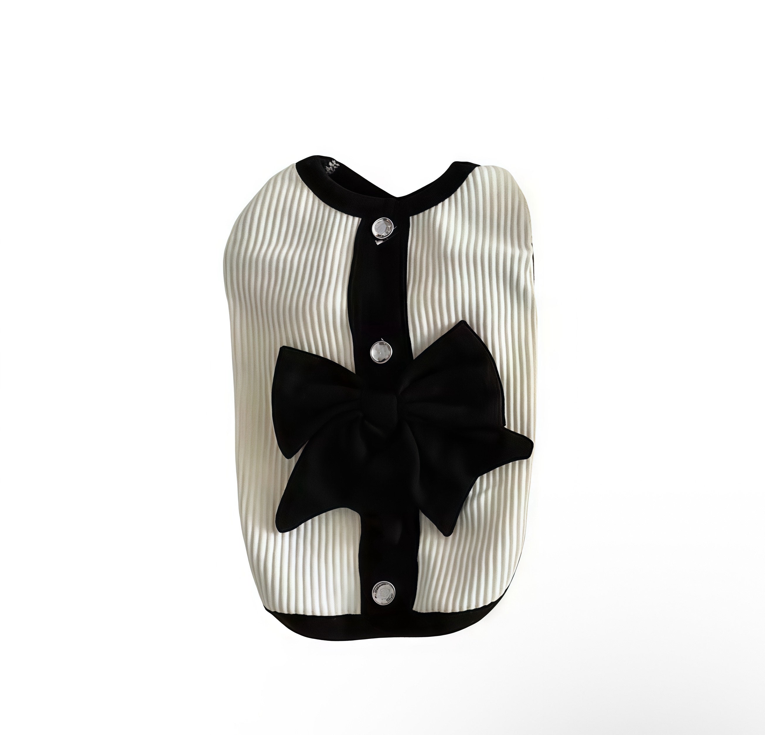 Elegant Black & White Lace Pet Dress🤍🎀🖤