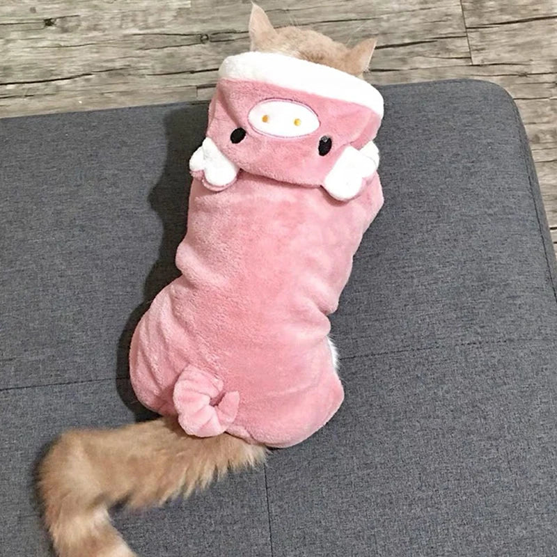 SnuggleBuddy Fleece Pet Jumpsuit