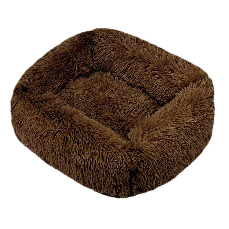 CloudCalm Plush Dog Bed
