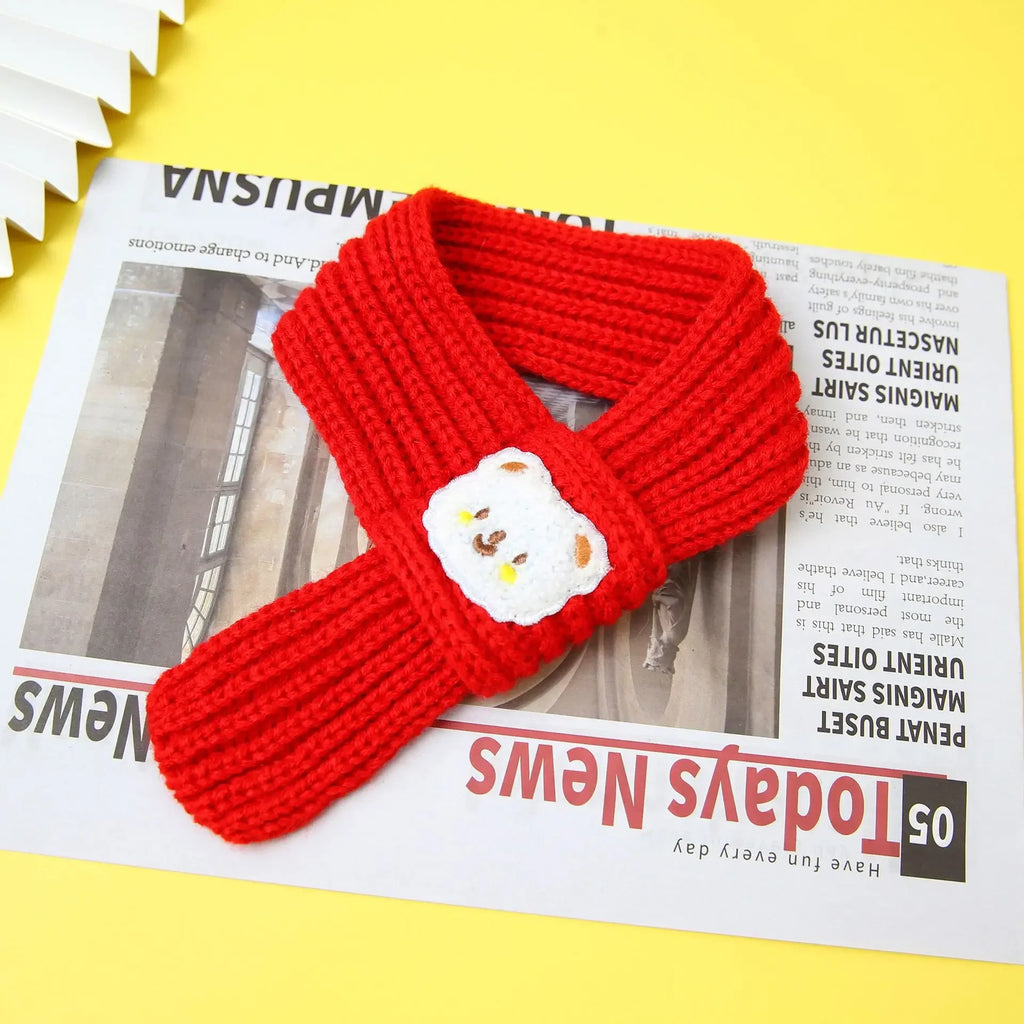 Necklace for Paws: Cozy Knit Pet Scarf