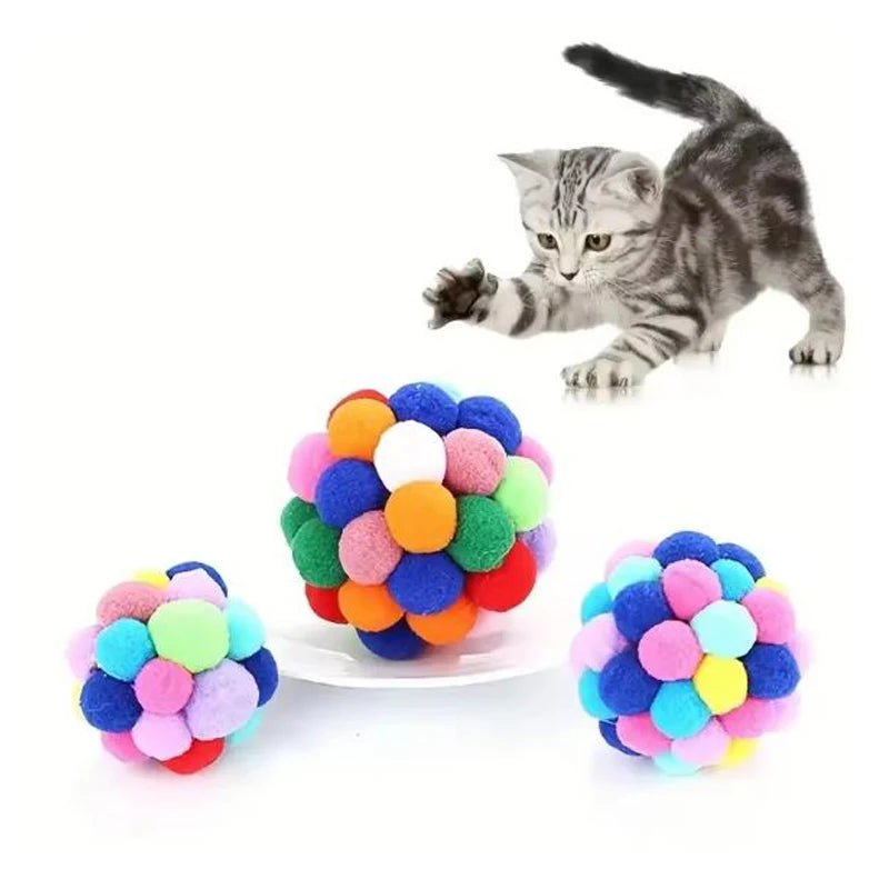 Color Pop Plush Bell Balls