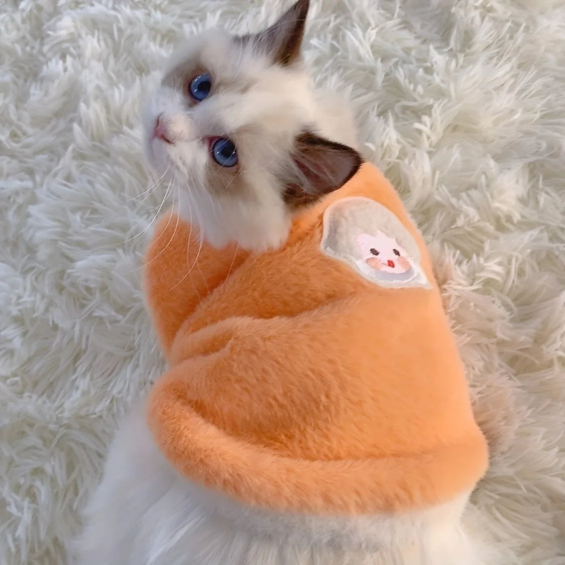 Winter Warm Cat Clothes Sweater