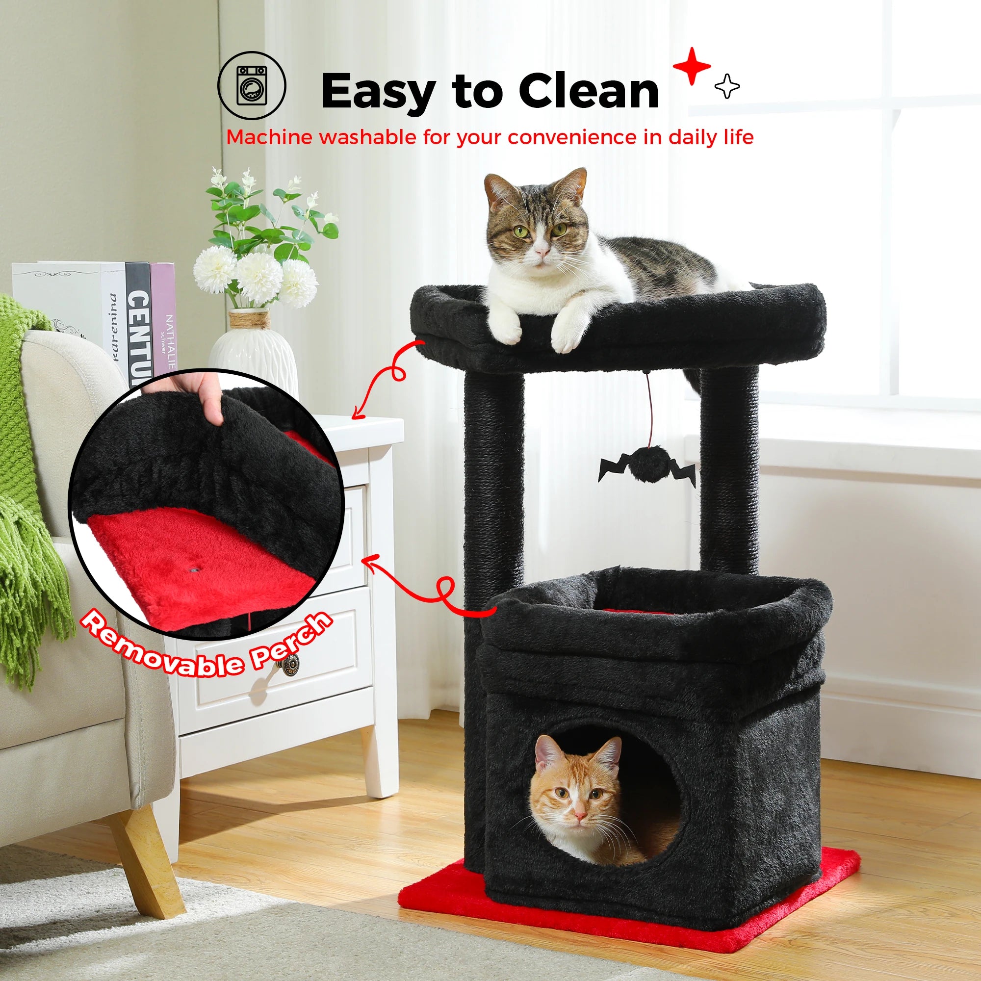 MiniNest Plush Cat Tower