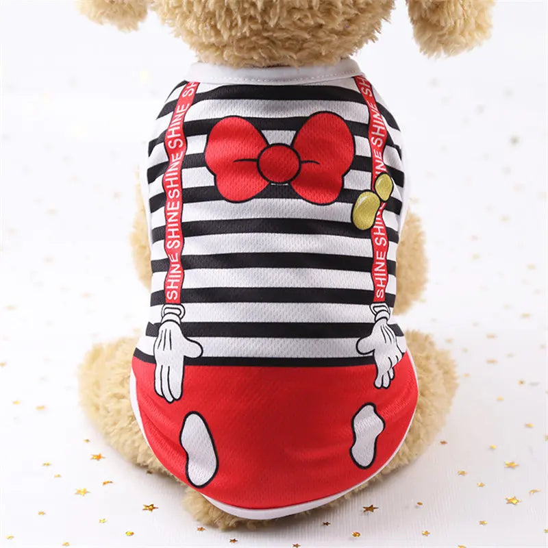 Cartoon Summer Dog Vest T-Shirt 🐶🍭