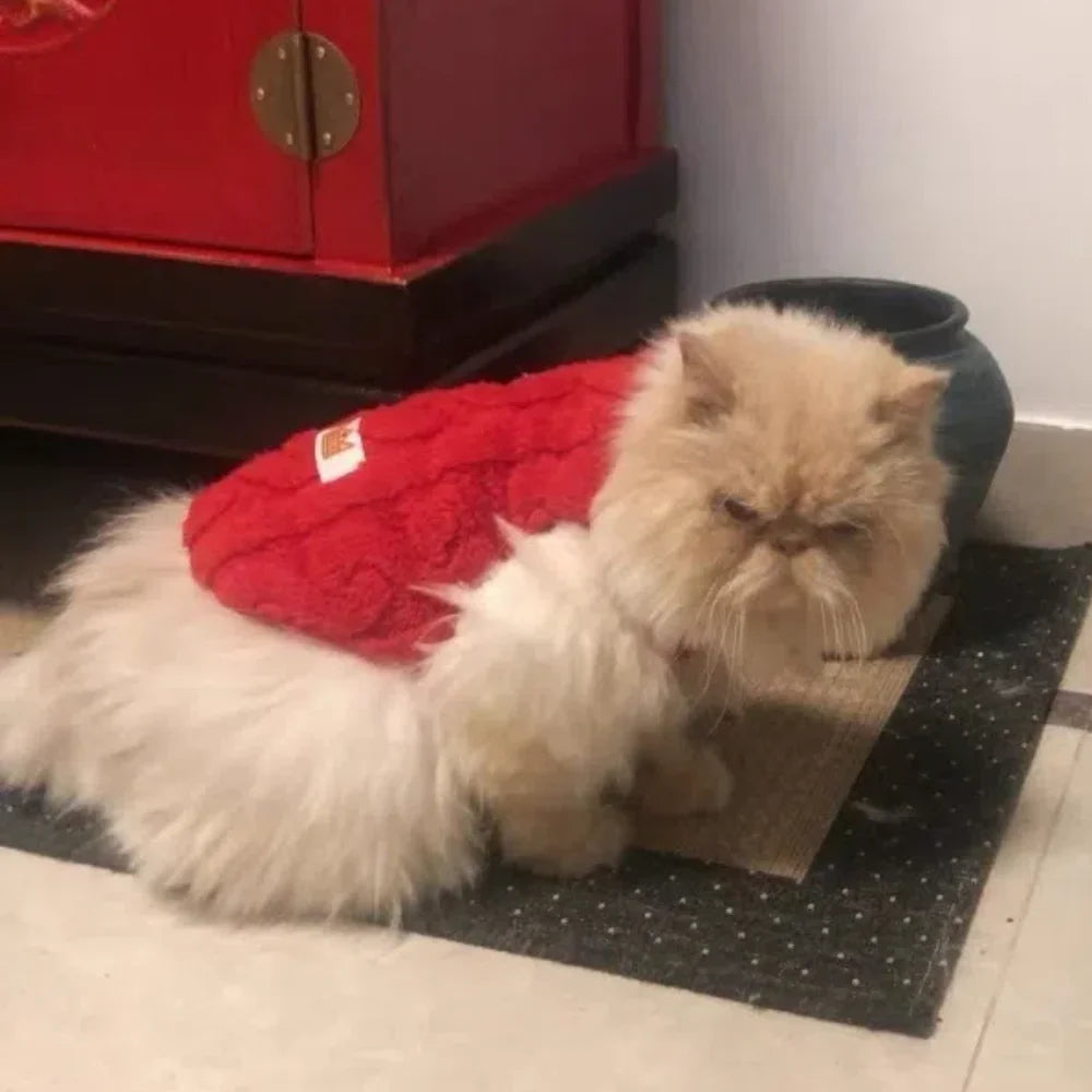 🧵Cozy Fleece Pet Sweater