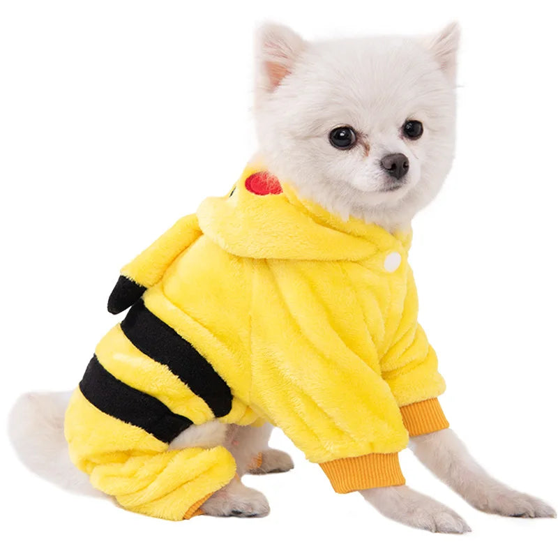 SnuggleBuddy Fleece Pet Jumpsuit