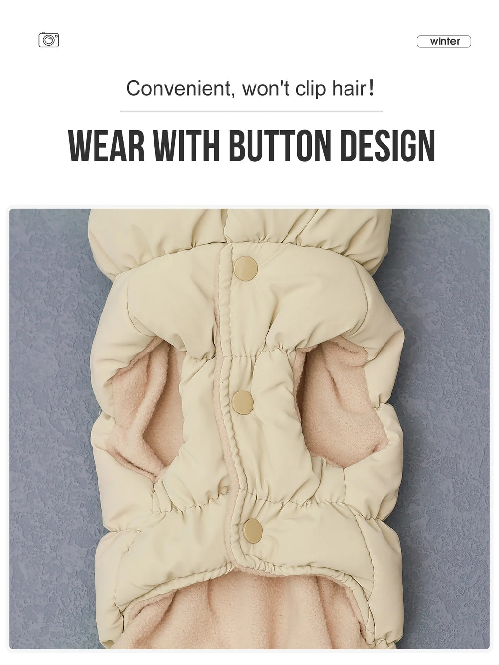 Winter Dog Jacket Warm Coat