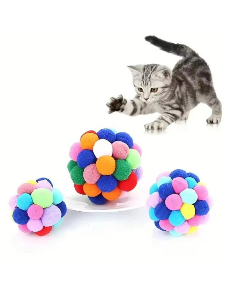 Color Pop Plush Bell Balls