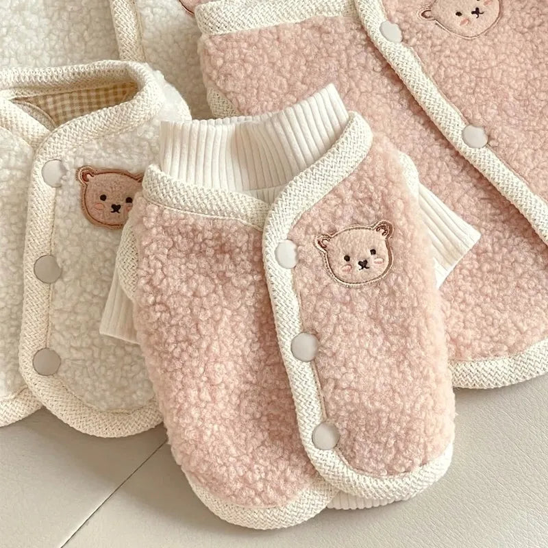 Cute Bear Winter Dog Jacket (XS–XL) 🧸❄️🐶