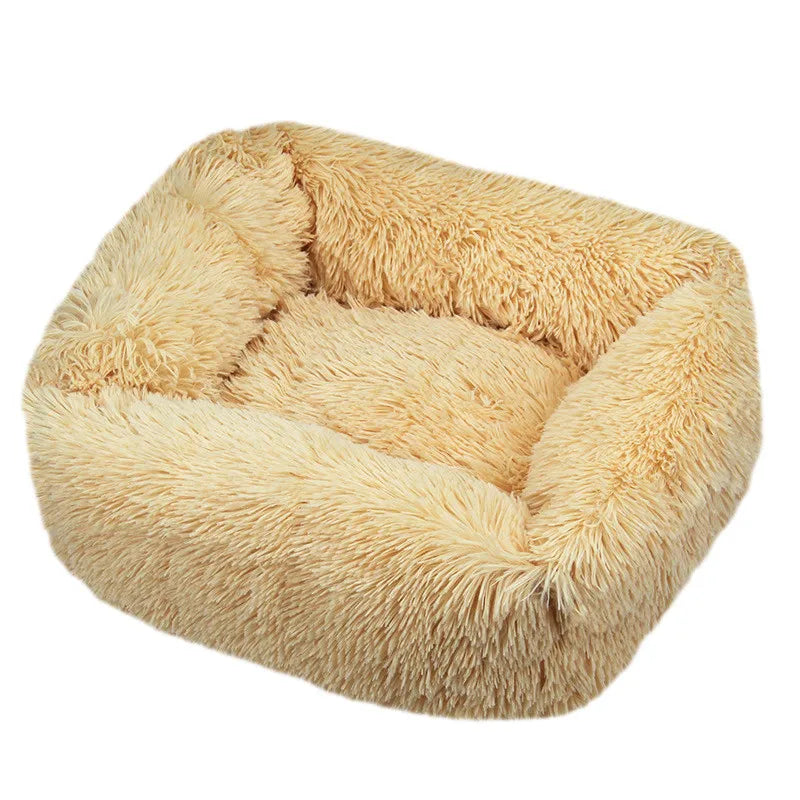 CloudCalm Plush Dog Bed