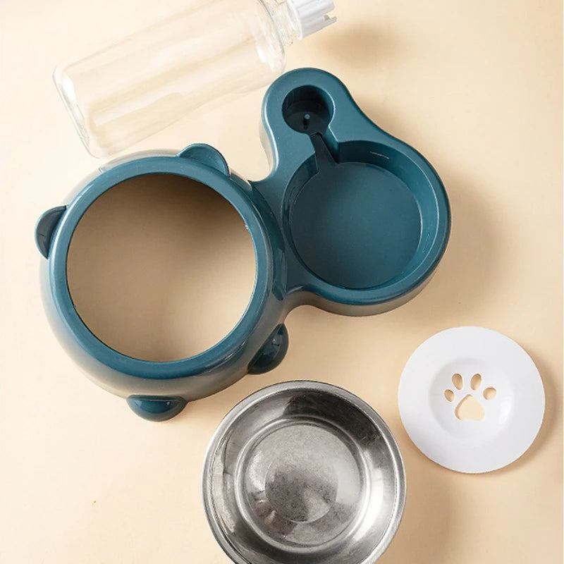 Automatic Pet Feeder & Water Dispenser (No Power Required)