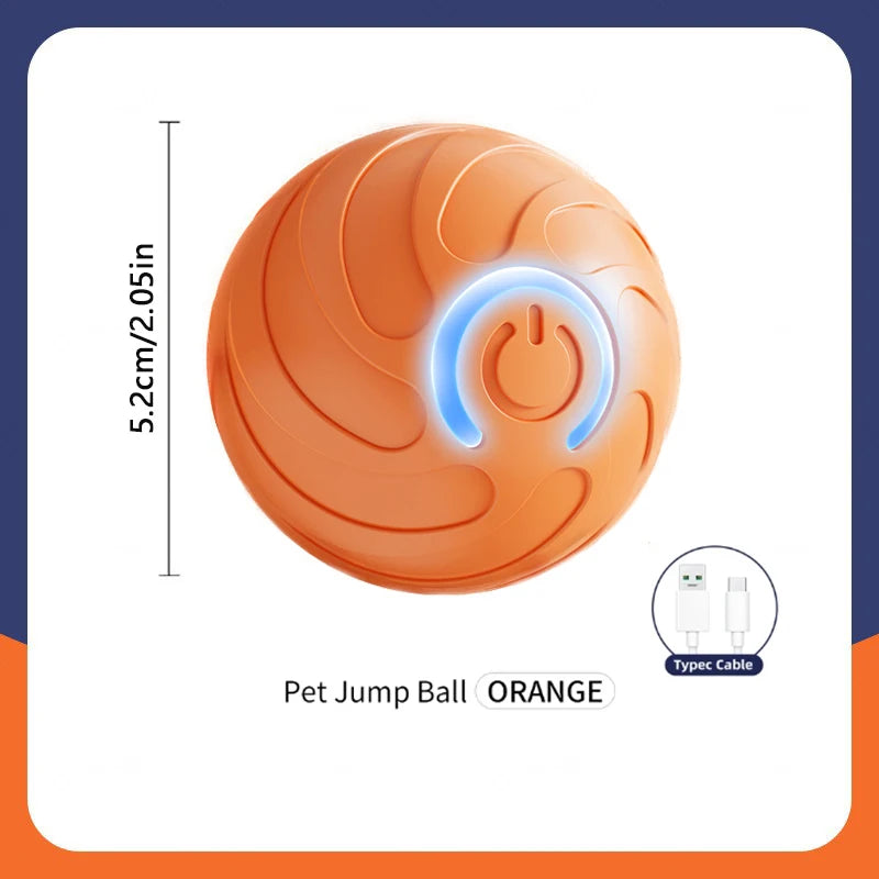 Smart Jump Ball Interactive Pet Toy (USB-C Rechargeable)