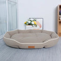 Cozy Corduroy Pet Sofa Bed – Soft Washable Nest for Dogs