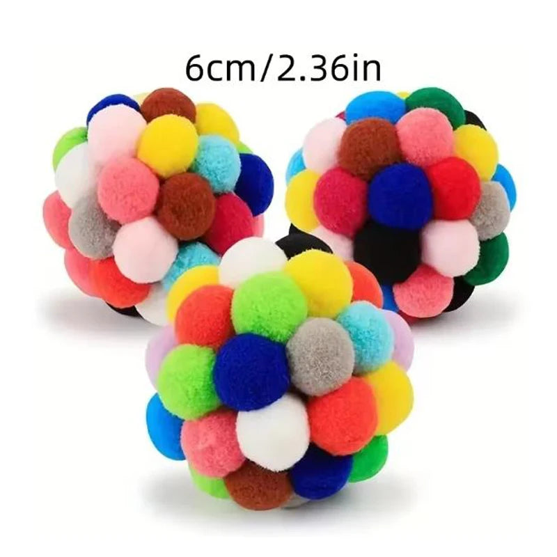 Color Pop Plush Bell Balls
