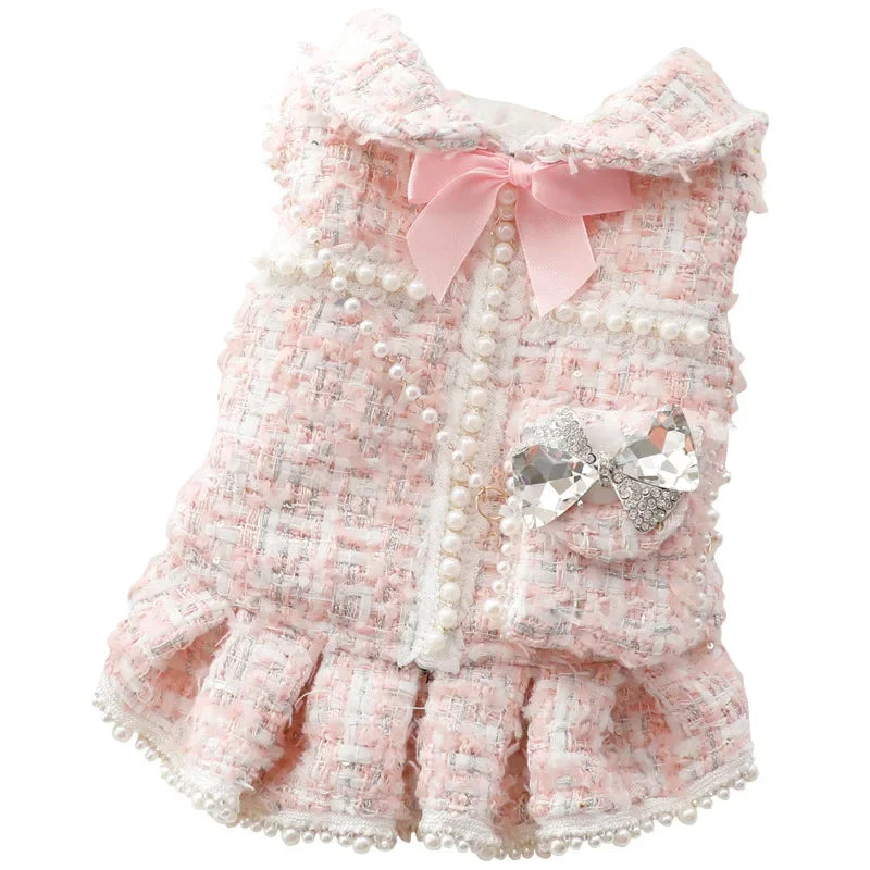 Luxury Princess Pet Dress with Matching Bag 👑✨