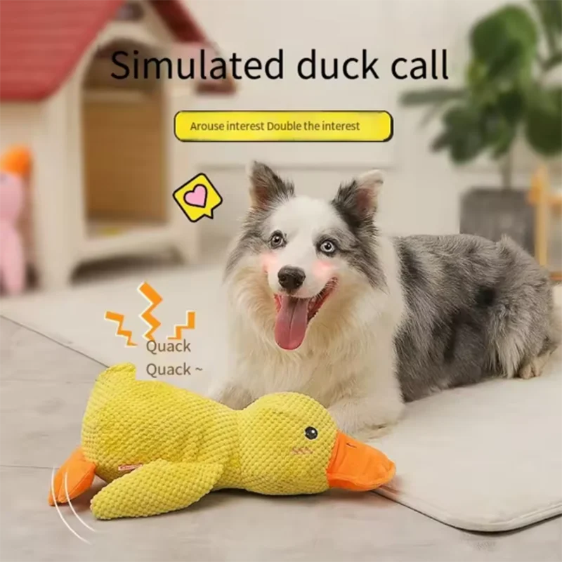 🐤Snuggle Duck Plush Squeaky Toy