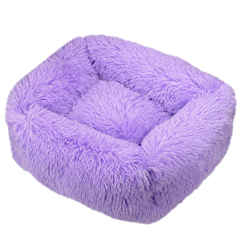CloudCalm Plush Dog Bed