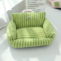 Mini Sofa Pet Bed (Cozy Linen Couch for Small Dogs & Cats) 🛋️🐾