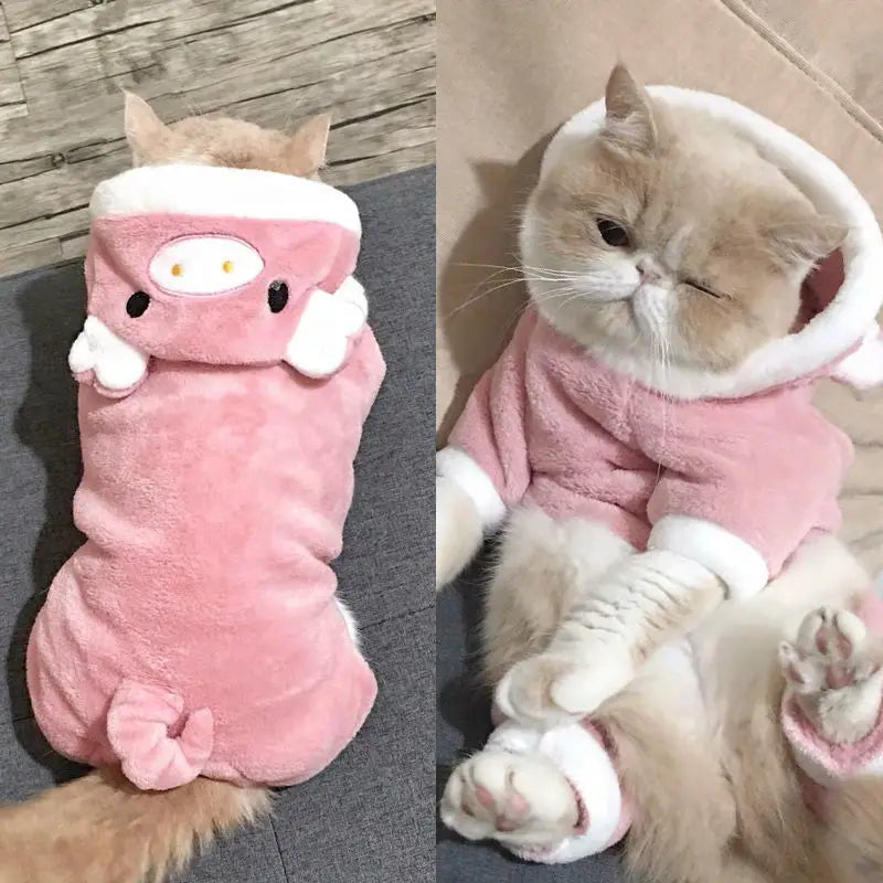 SnuggleBuddy Fleece Pet Jumpsuit
