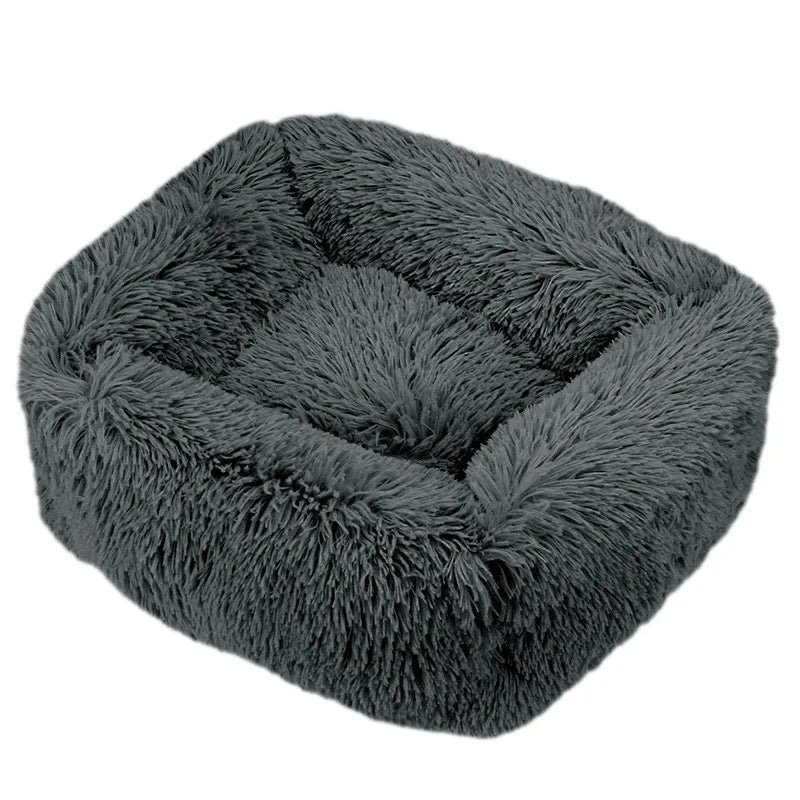CloudCalm Plush Dog Bed