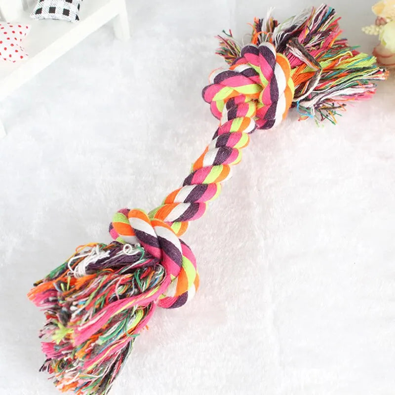 Color Knot Cotton Rope Chew