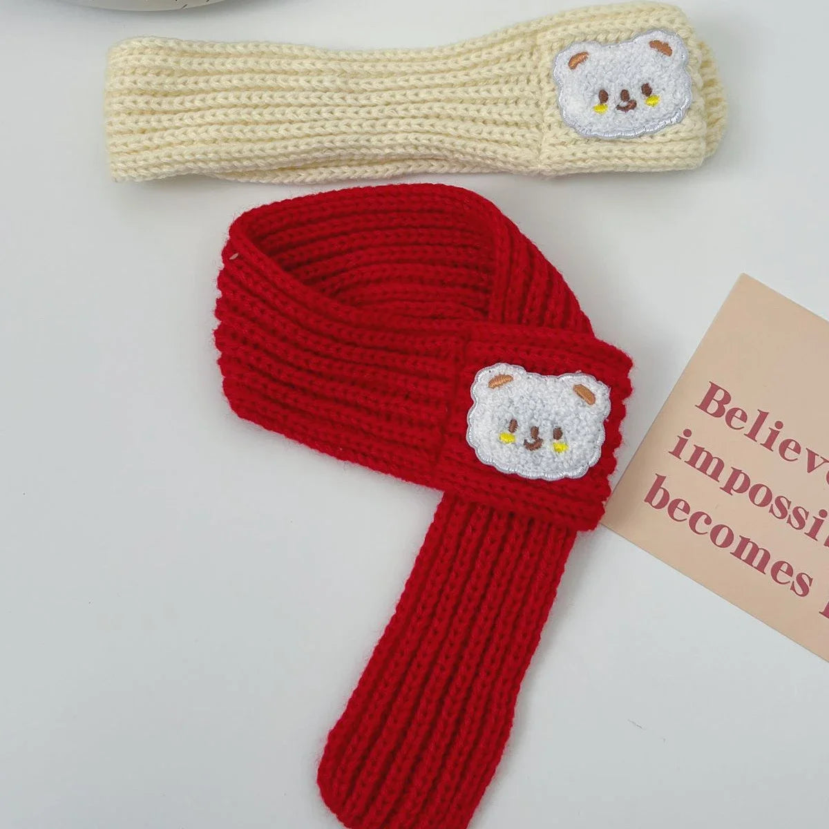 Necklace for Paws: Cozy Knit Pet Scarf