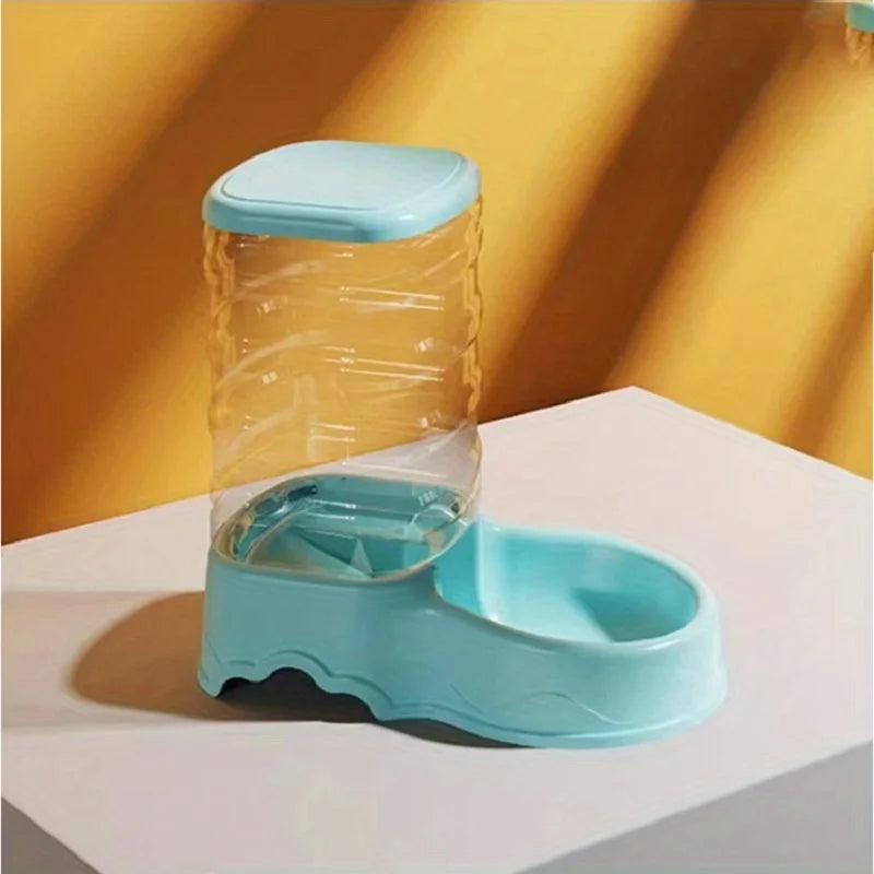 Automatic Gravity Pet Feeder & Water Bowl Set