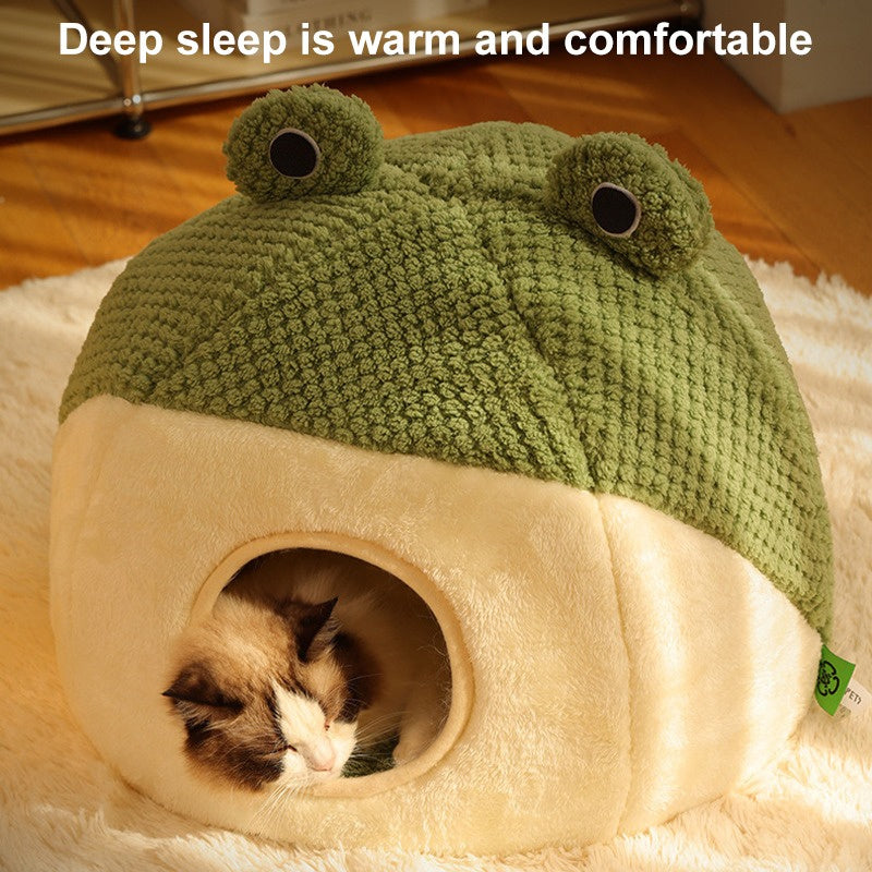 FrogNest Cozy Pet Cave