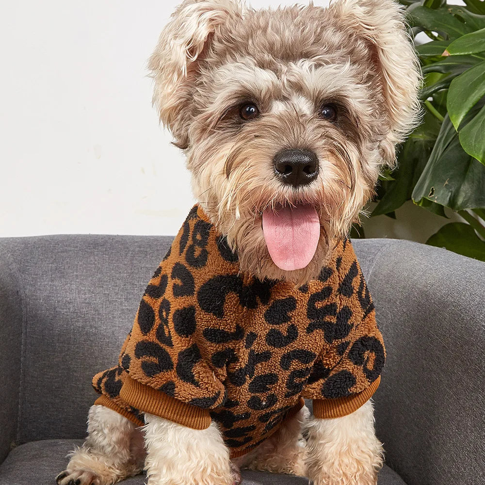 Leopard Cozy Dog Pullover