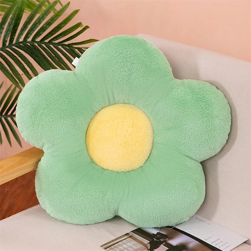 Flower Plush Pet Bed Mat – Soft Washable Cushion for Cats & Small Dogs, Cute Room Decor (30cm)