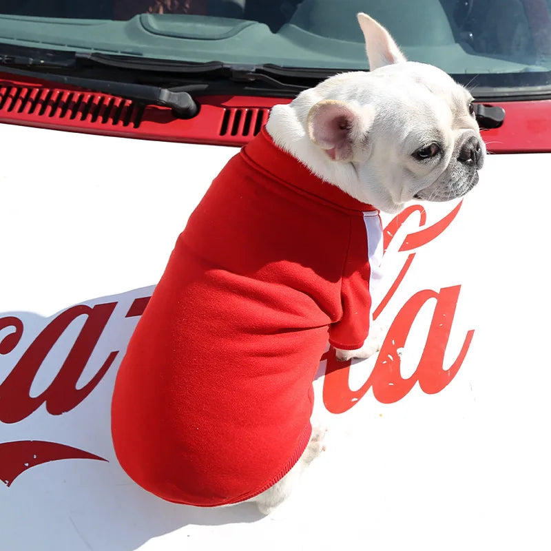 Baseball Dog Jacket – Cozy Winter Pet Clothes