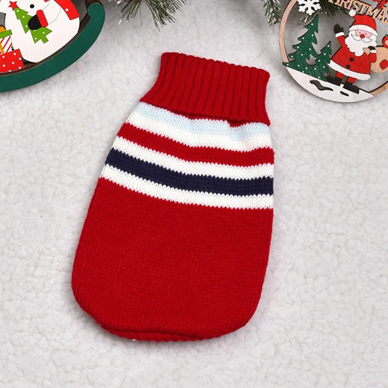 Warm Cartoon Cat Sweater for Cats & Kittens – Winter Knit Pullover