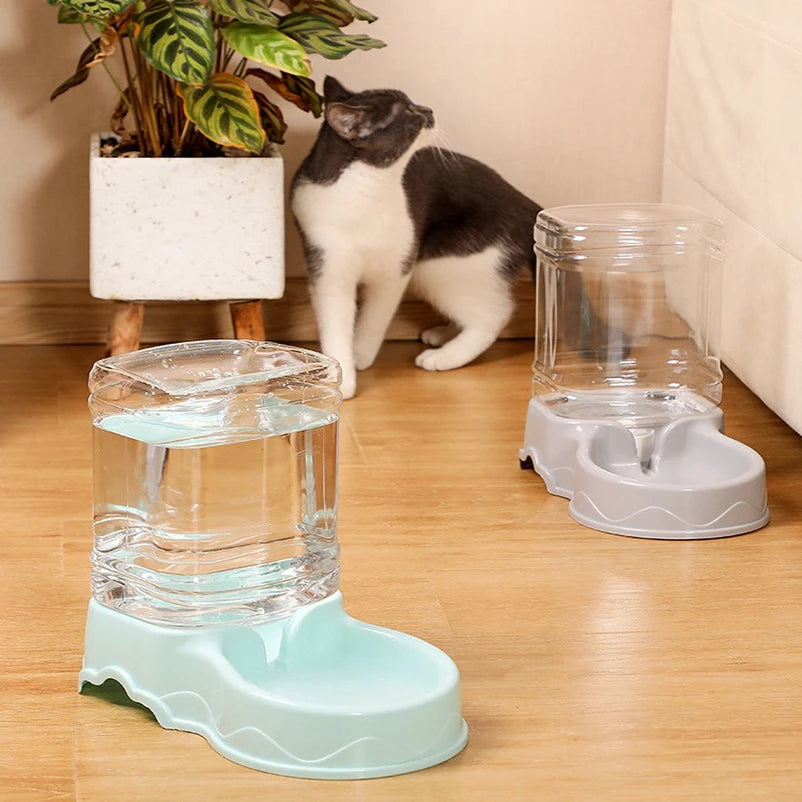 Automatic Gravity Pet Feeder & Water Bowl Set