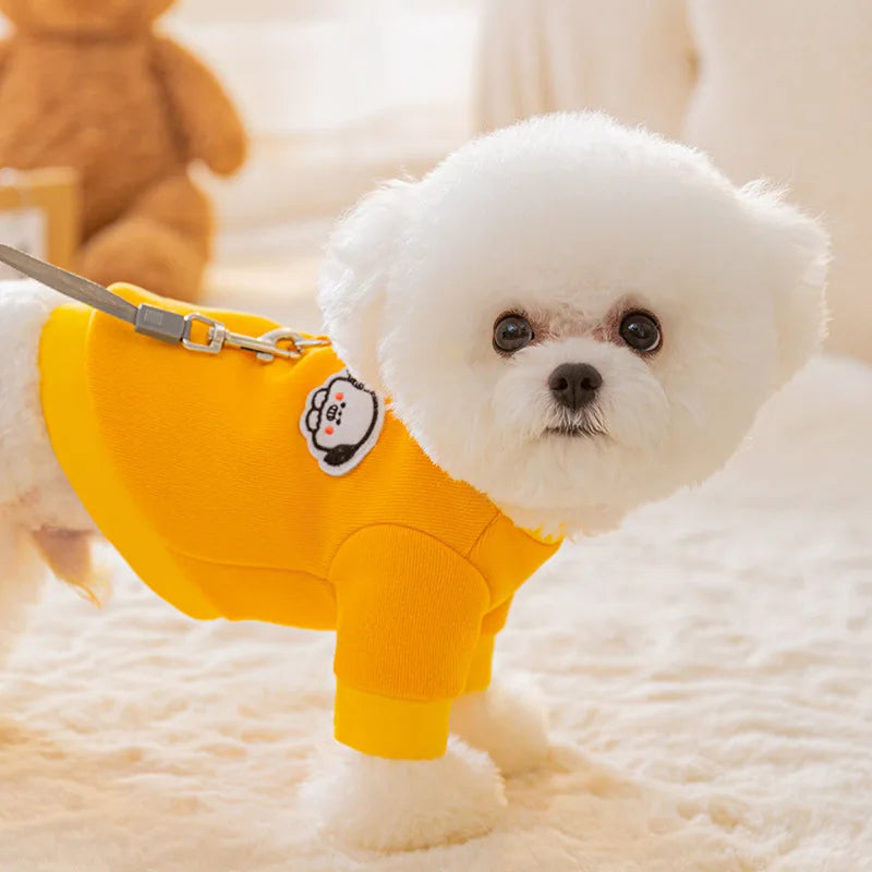 Winter Cartoon Dog Hoodie Sweatshirt (XS–XXL)