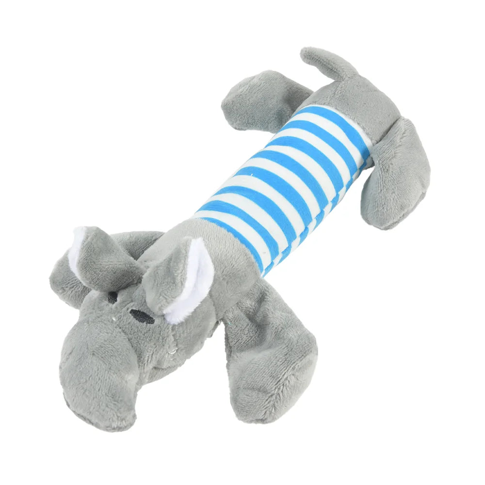 A playful plush companion designed for gentle chewing, cuddling, and everyday fun