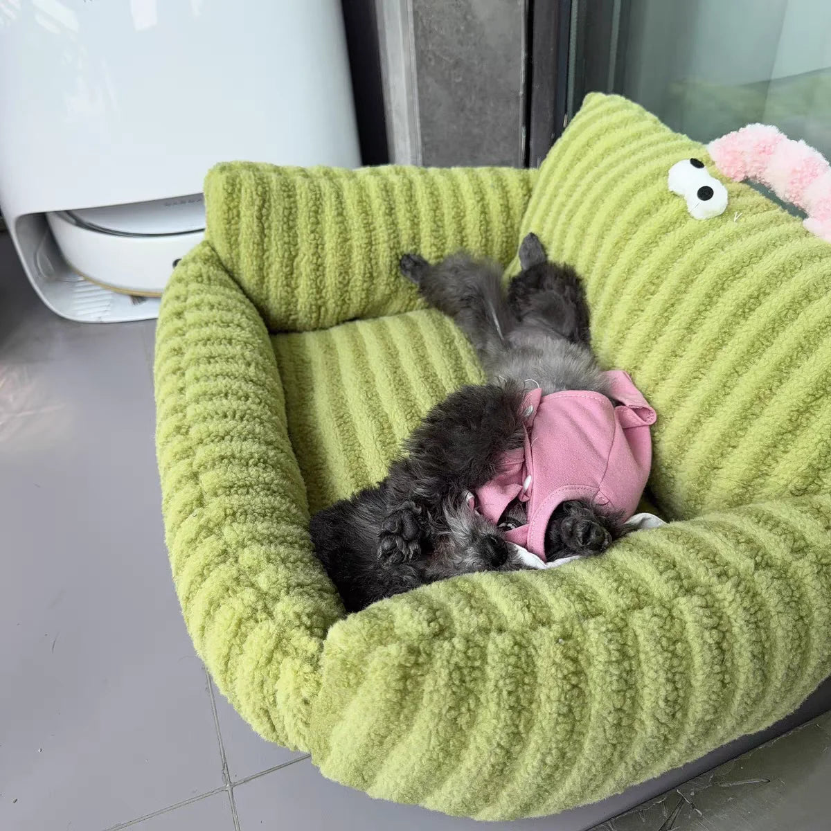 Mini Sofa Pet Bed (Cozy Linen Couch for Small Dogs & Cats) 🛋️🐾