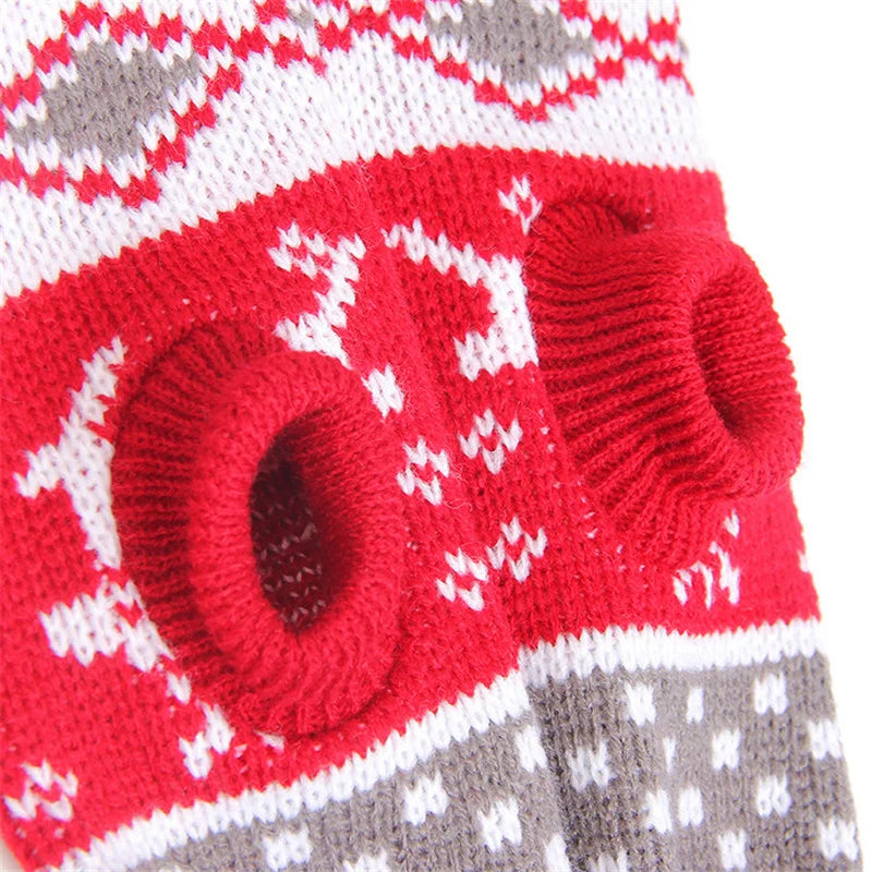 Warm Cartoon Cat Sweater for Cats & Kittens – Winter Knit Pullover