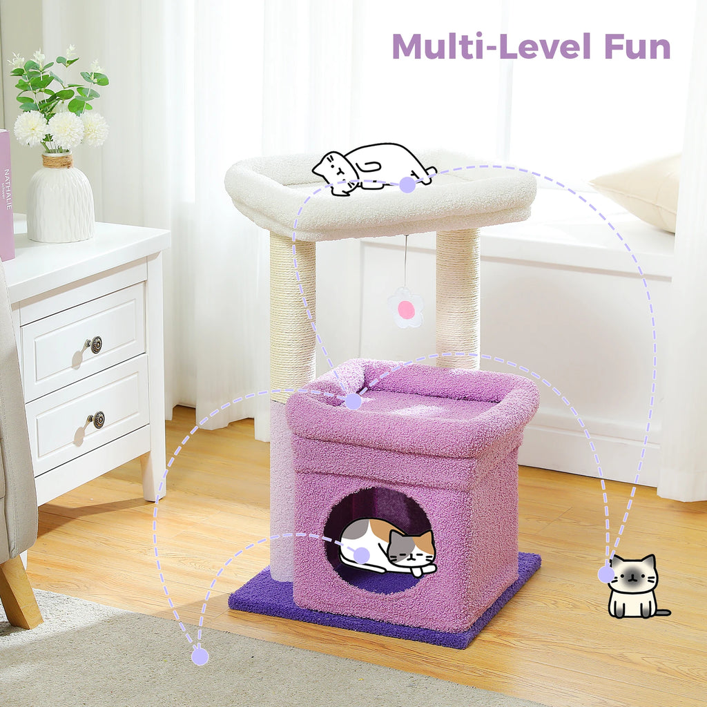 MiniNest Plush Cat Tower